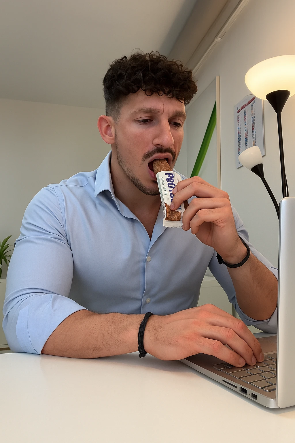 Uomo che mangia proteine  emoji