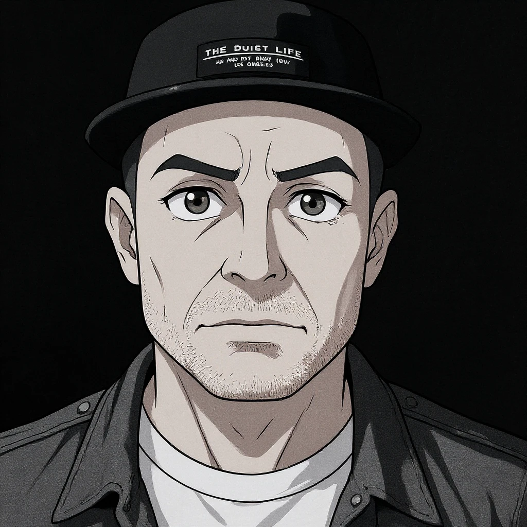 Remake this headshot in an anime style. emoji