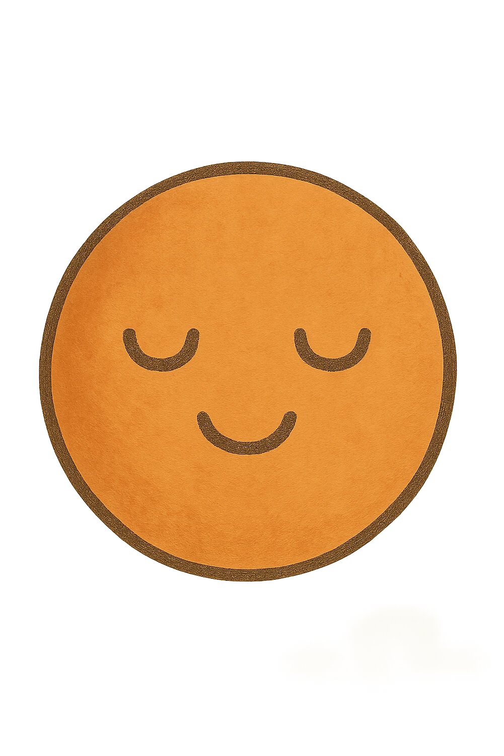 a circle emoji in flat design style emoji