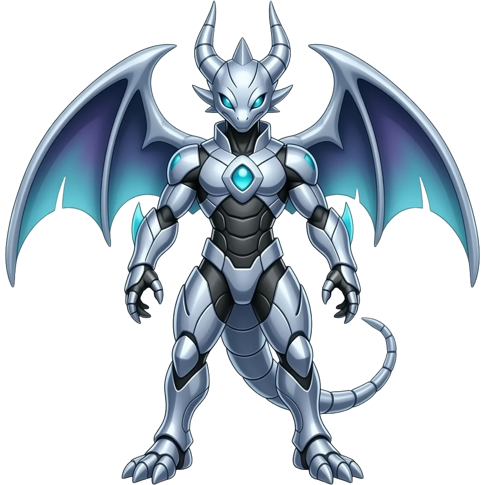 Cool Edgy Shiny Ethereal Legendary Scizor-Deoxys-Digimon-Flygon-hybrid full body emoji