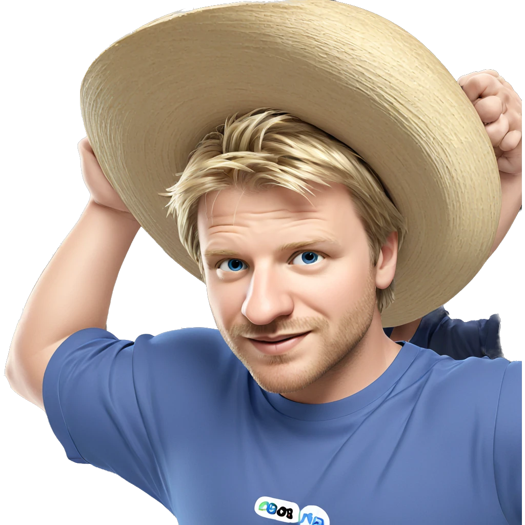 playful boys in blue shirts emoji