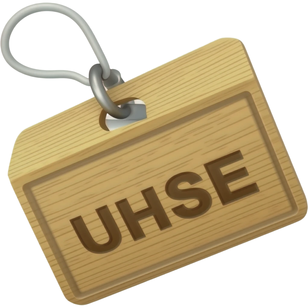 wooden hall pass oriented diagonally emoji