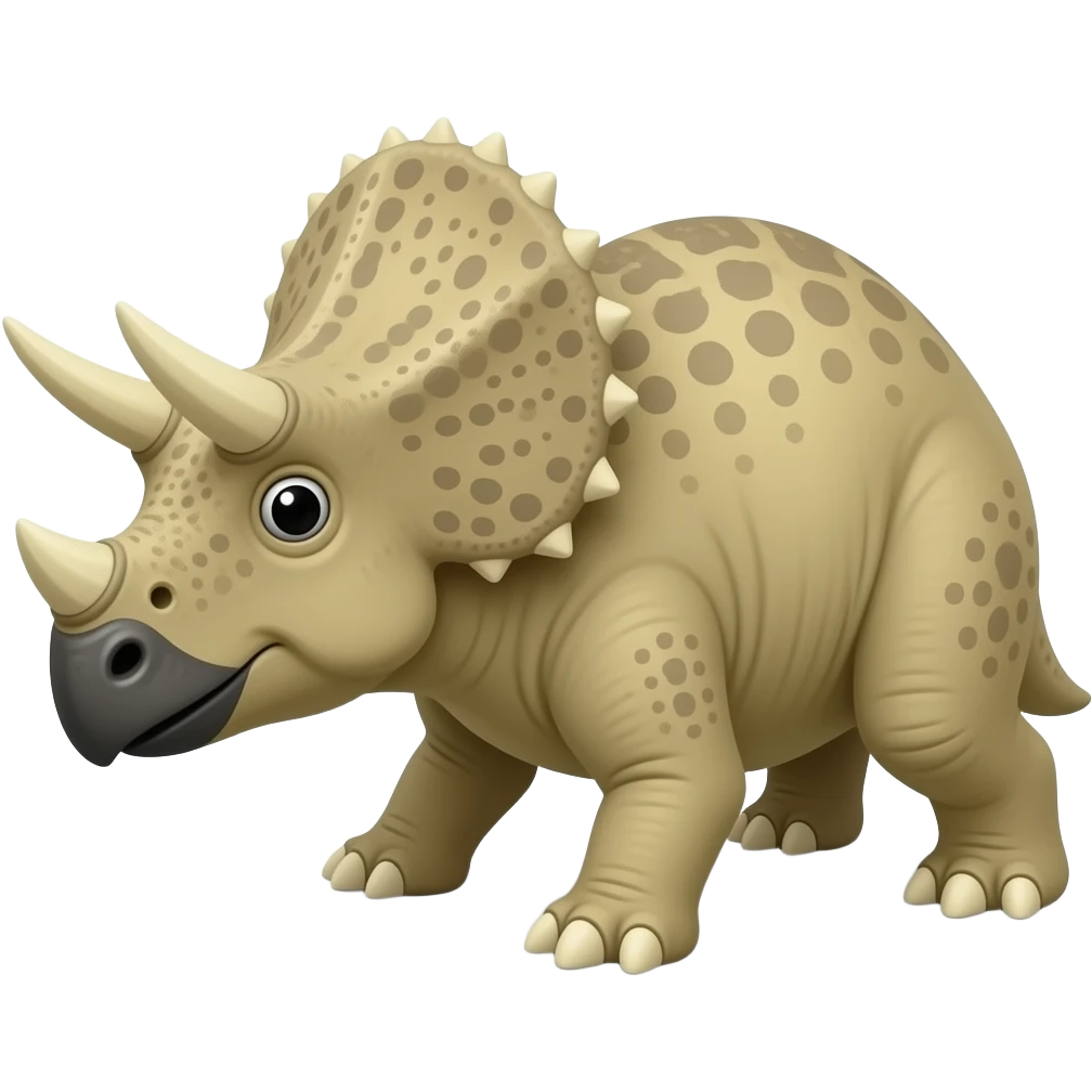 Triceratops emoji