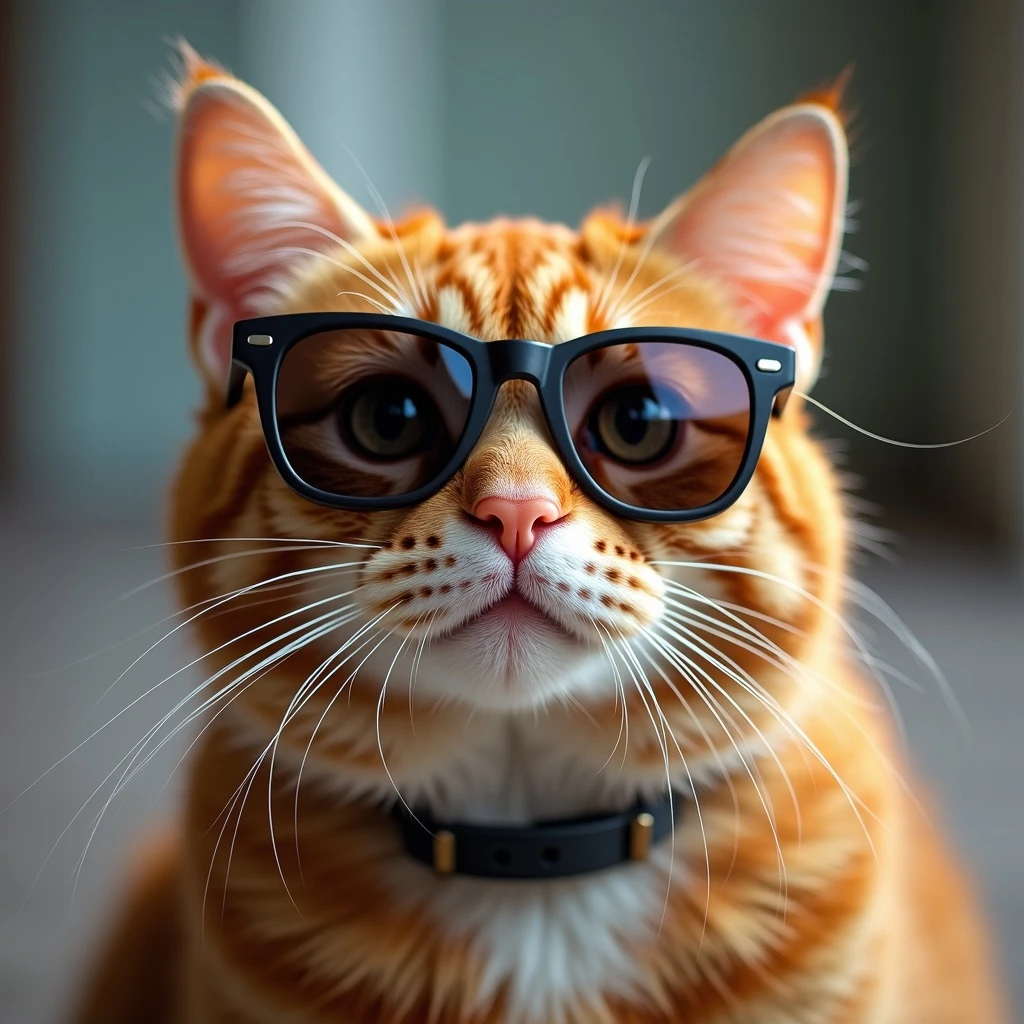 Cat wearing sunglasses emoji