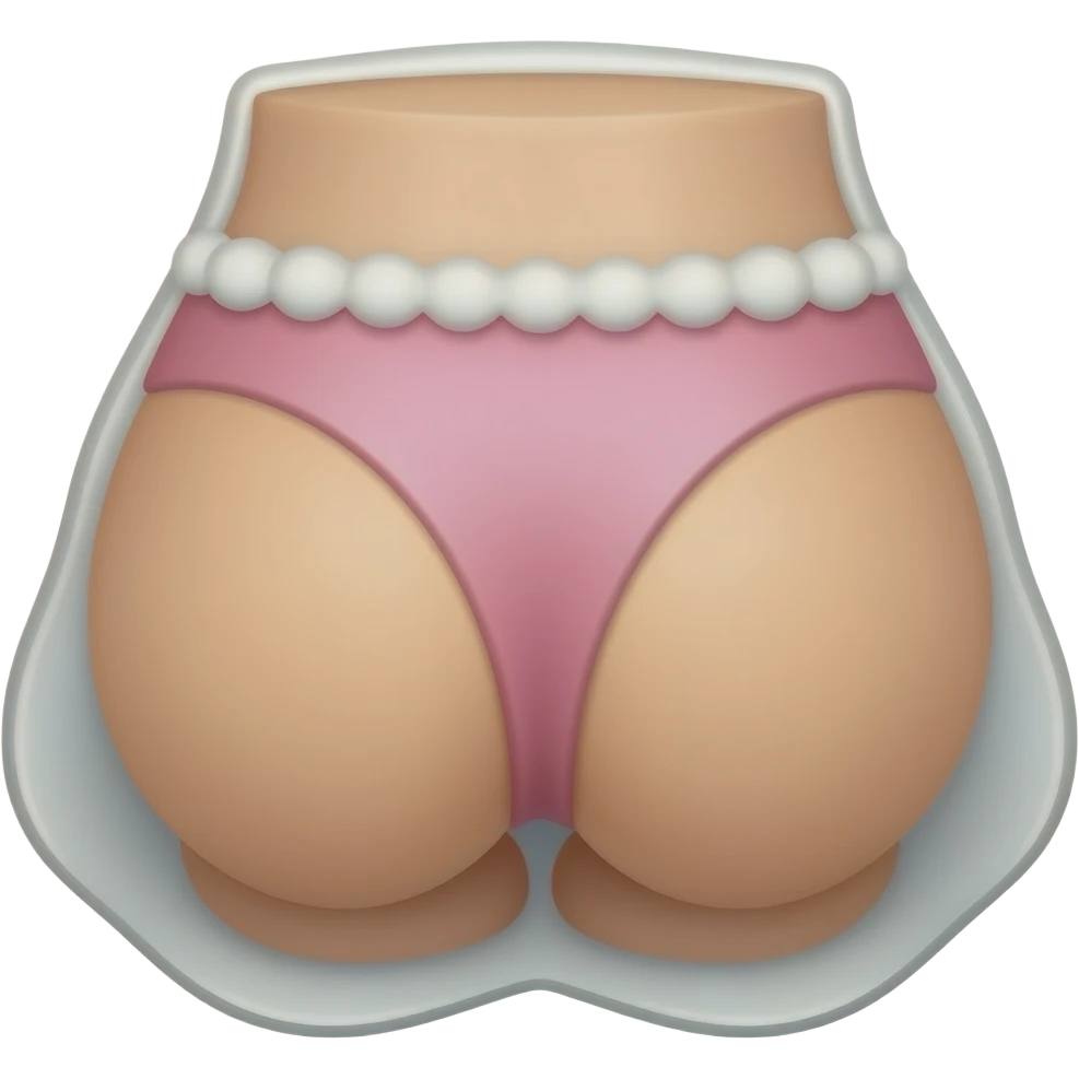 Cake shaped like a woman’s reare emoji