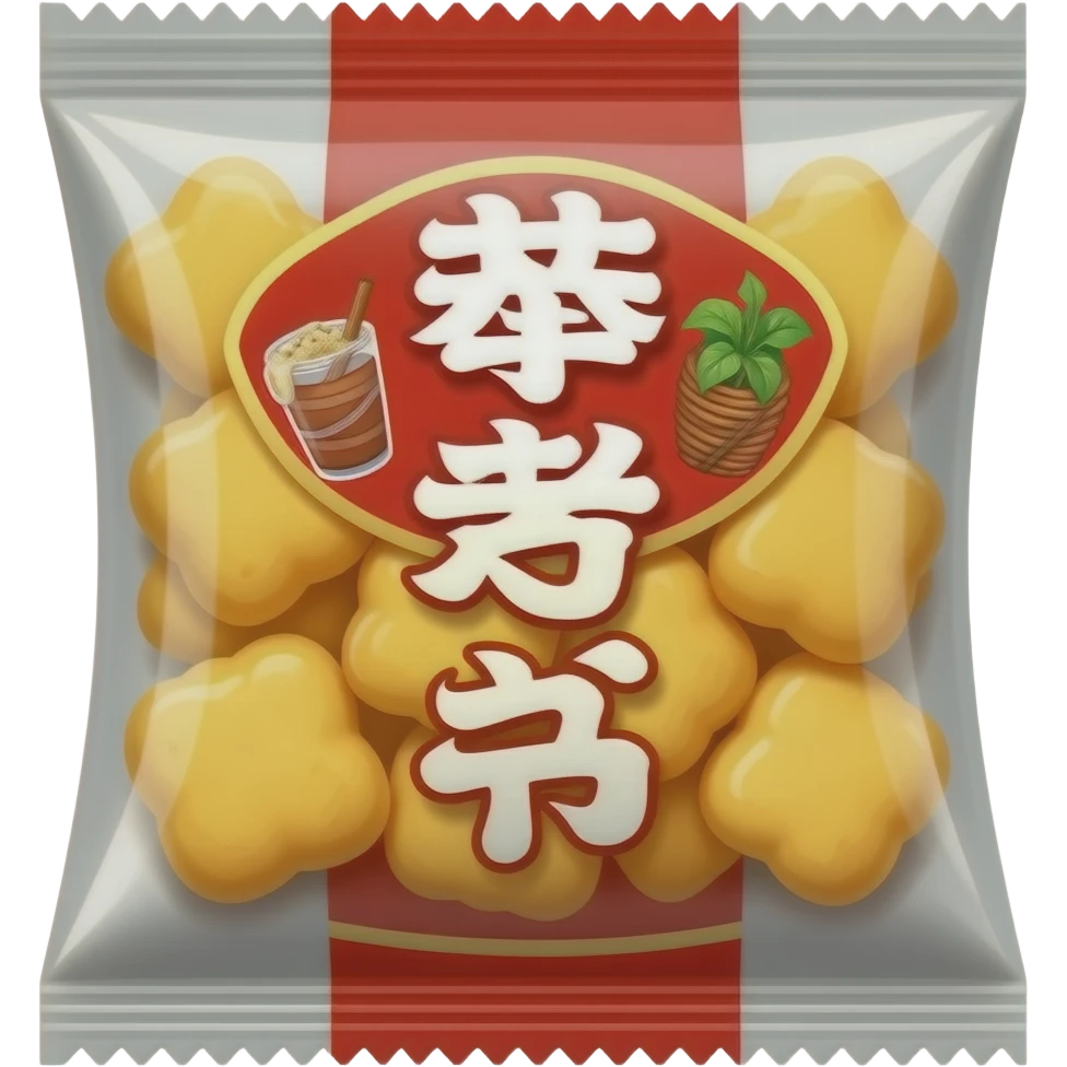 japan packaged snack emoji