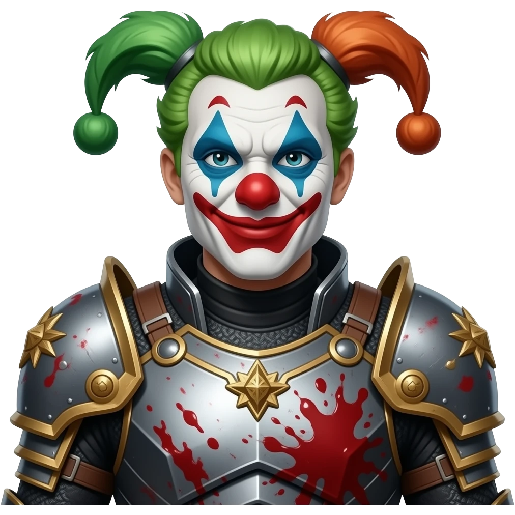star citizen bloody clown in armor emoji