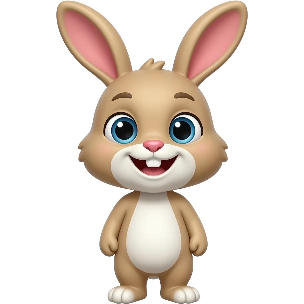 a bunny that is bad emoji