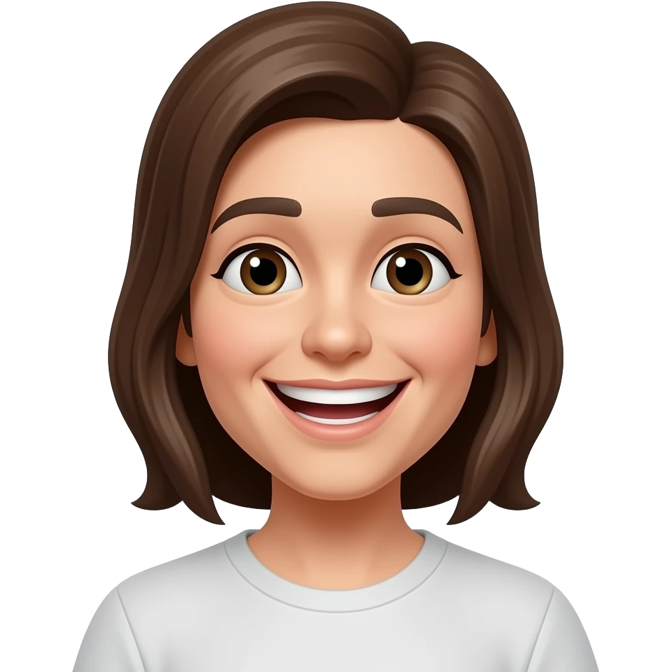 apple style emoji of laughing emoji