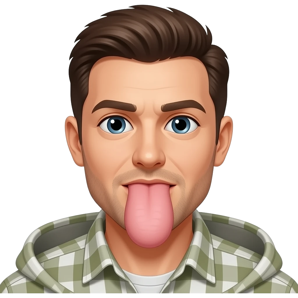 Homme avec une grosse bite en erection emoji