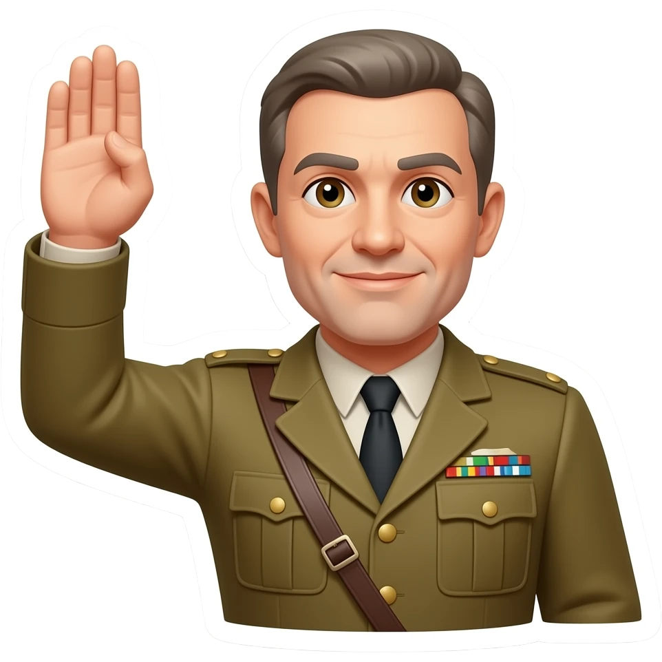 🖖🏼 cet emoji mais vide avec les contours blancs emoji