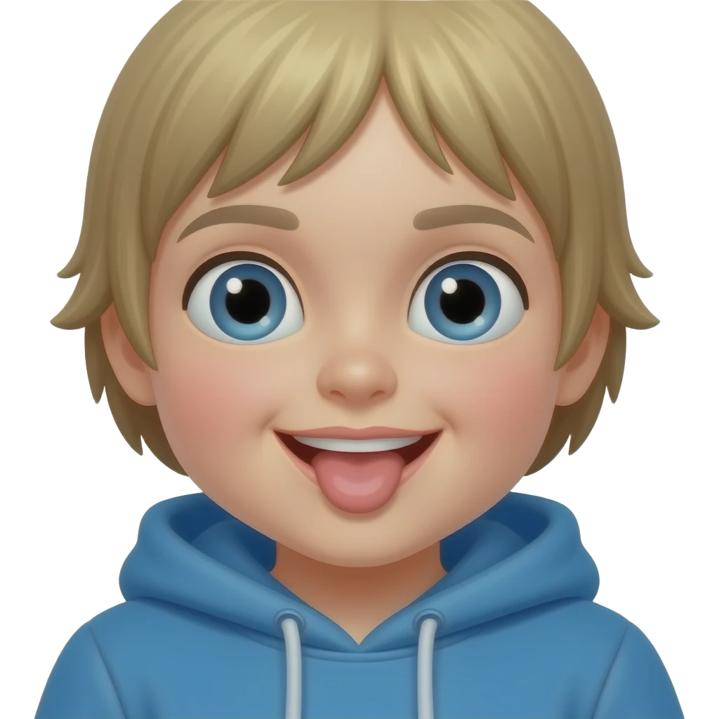 child licking the glass of a window emoji