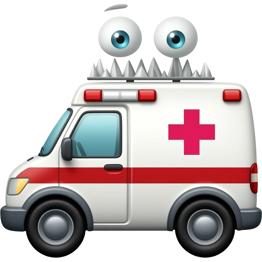 Monster Ambulance emoji