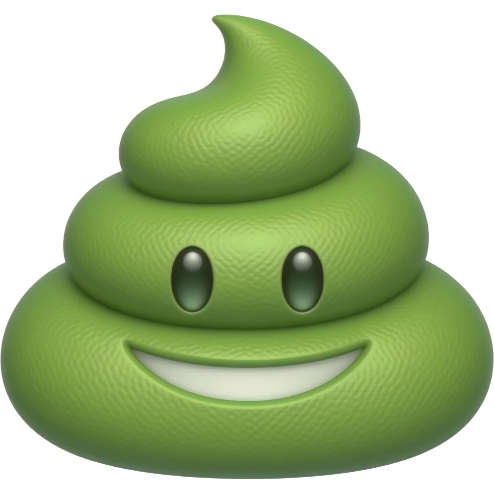 Green poop emoji