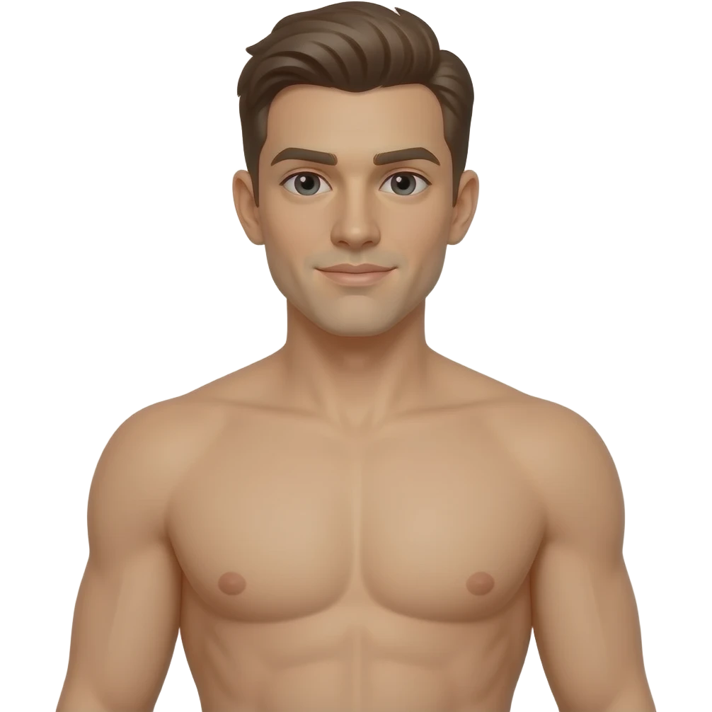 Nude/male/whole body emoji