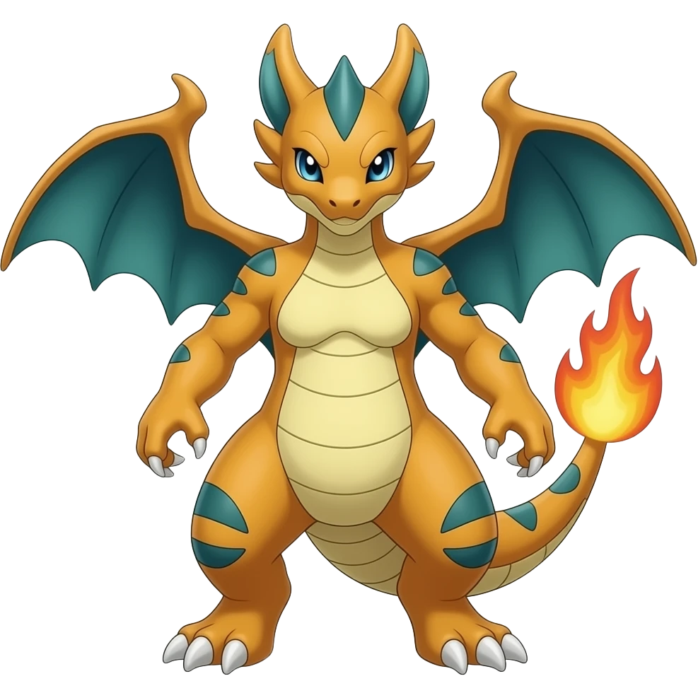 Gabite-Veemon-ExVeemon-Digimon-Latias-Peppercat-Pokémon-Flamedramon-fusion-animal-hybrid-creature, Full body emoji