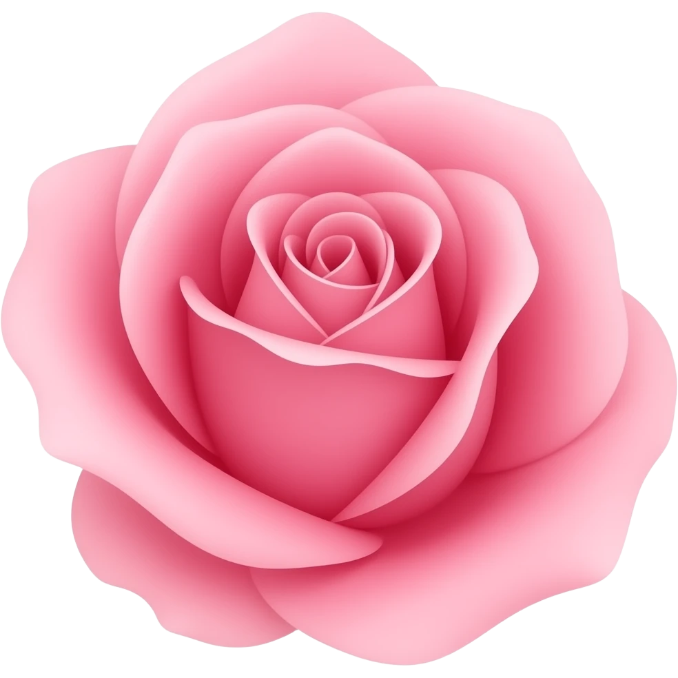 Light Pink rose emoji