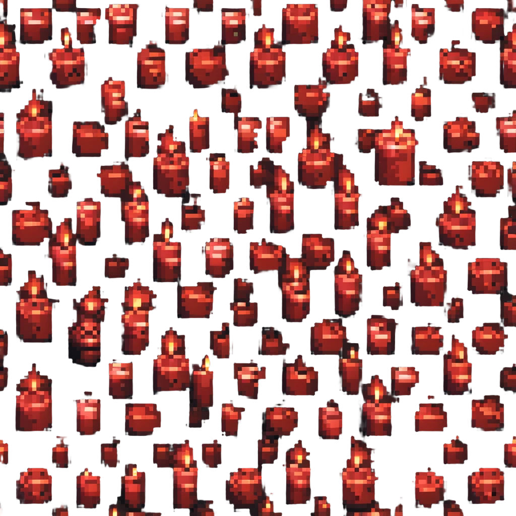 red candle emoji