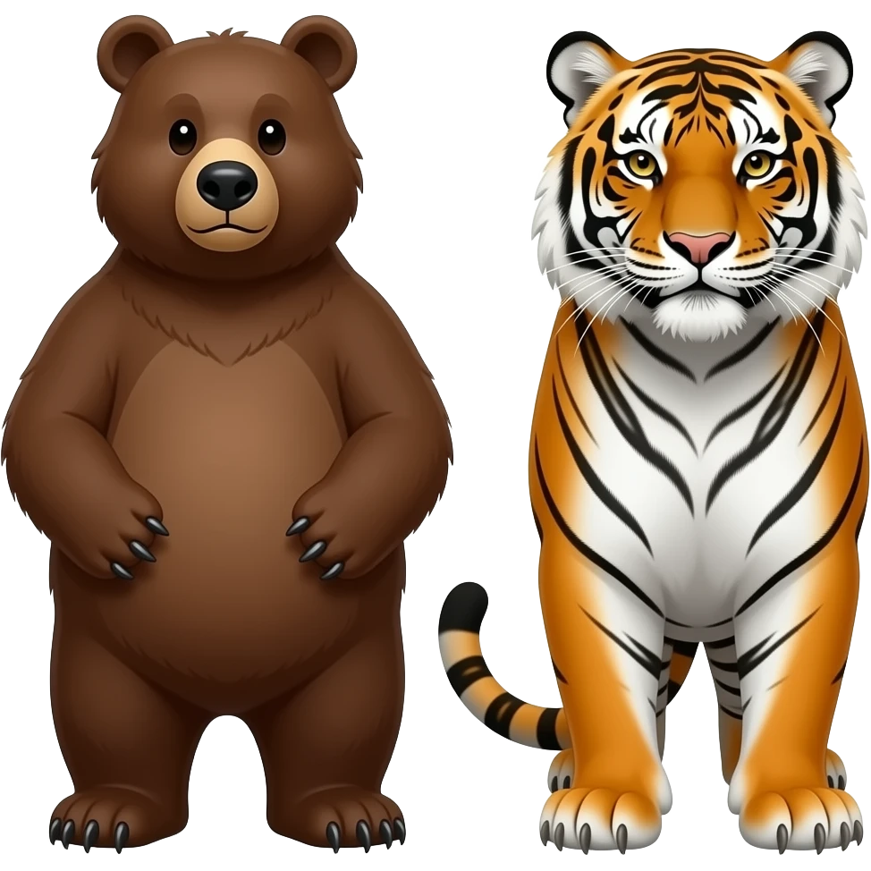 🐻+🐯 big emoji