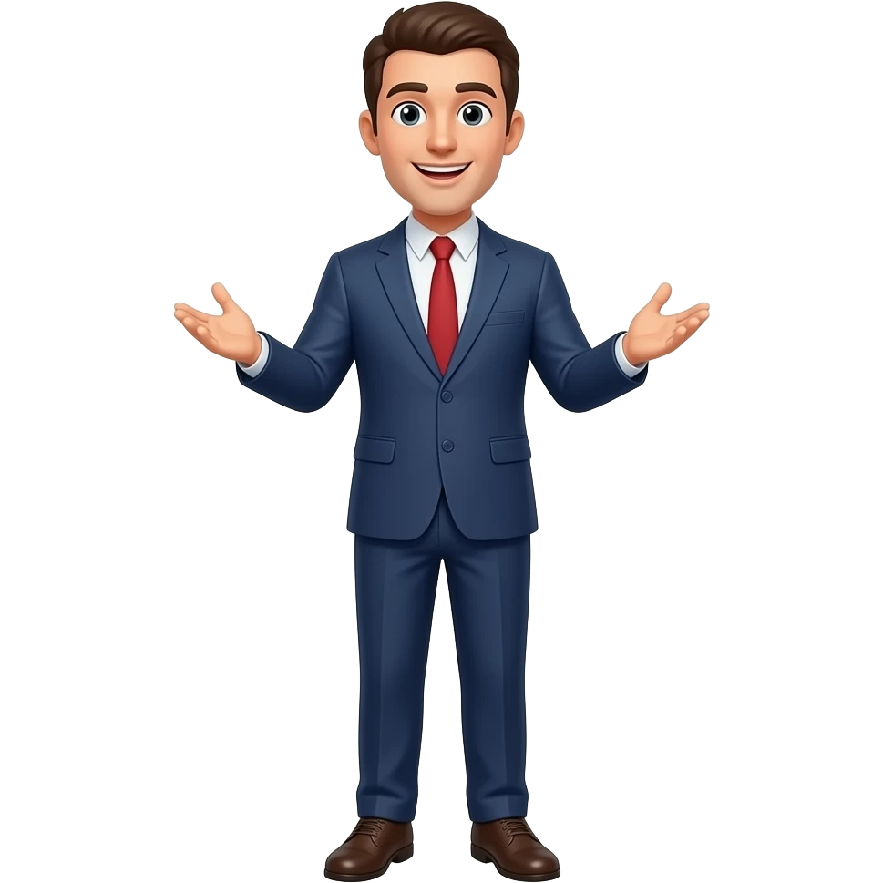 He is speaking somthing emoji