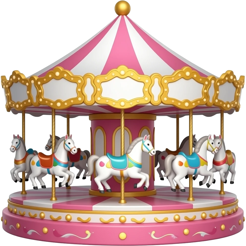 pink carousel emoji