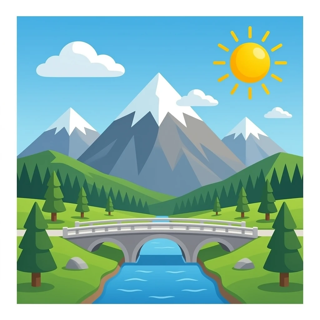 Mountain Bridges emoji