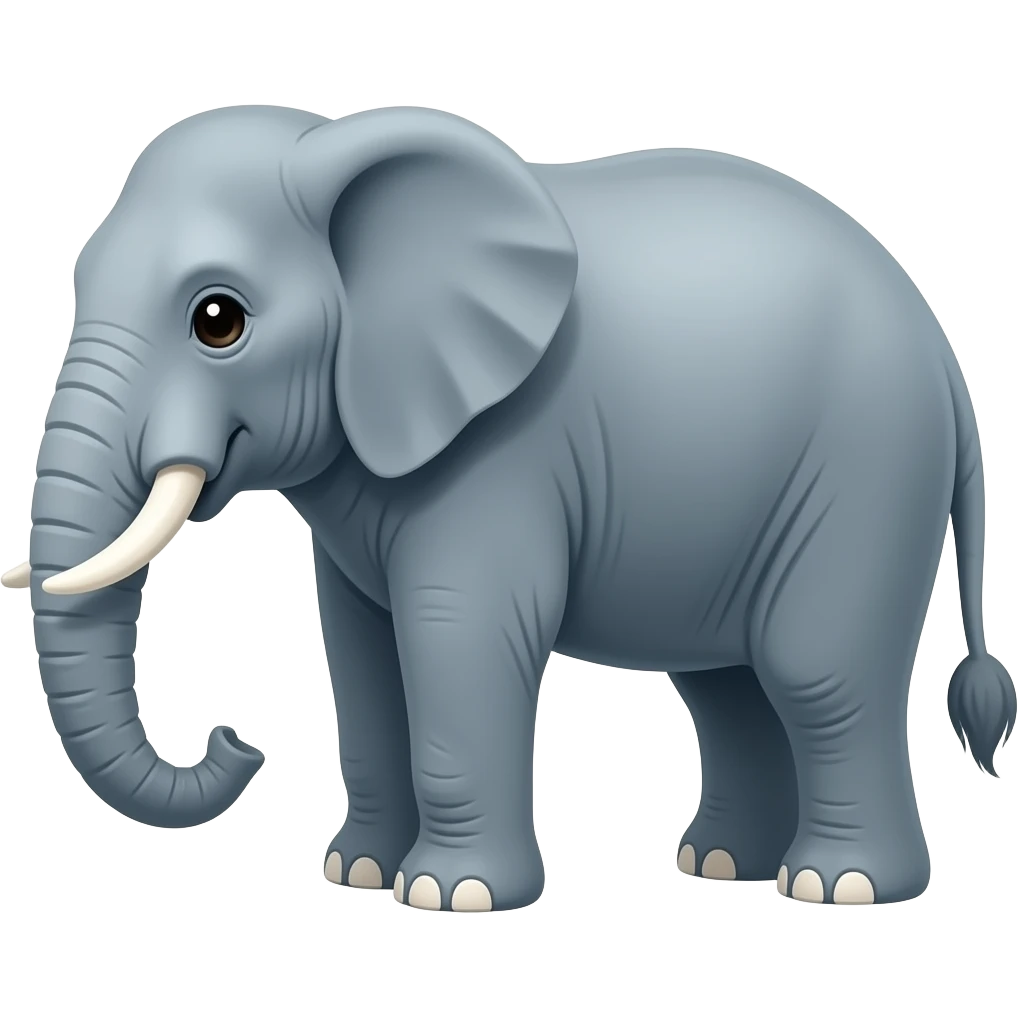 Cool elephant emoji