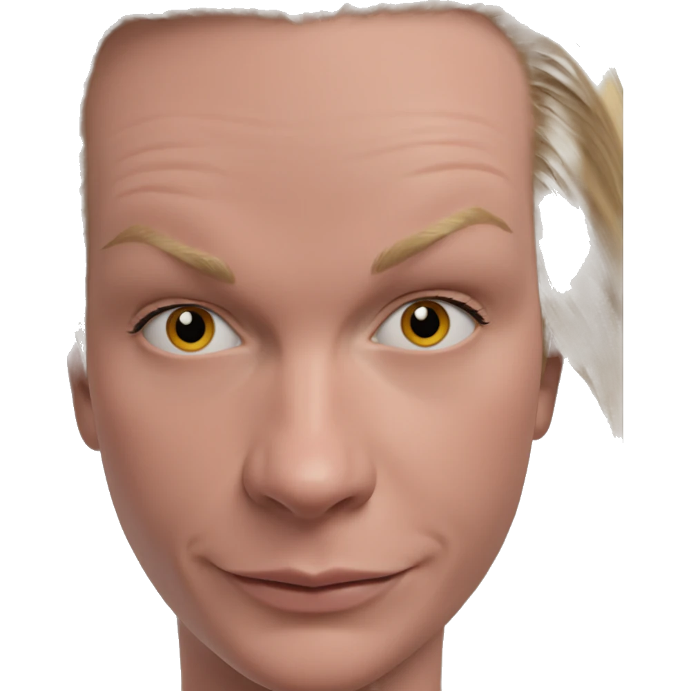 smiling blonde boy portrait emoji