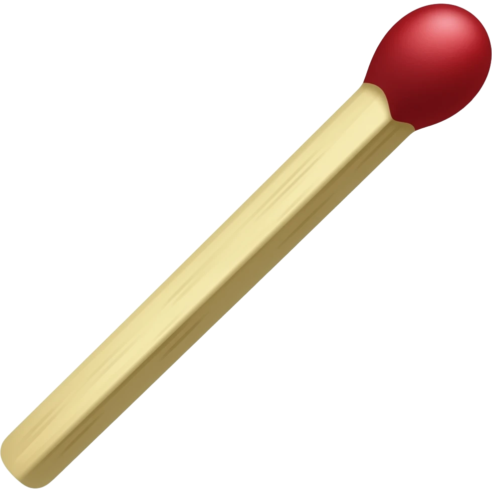 Matchstick emoji