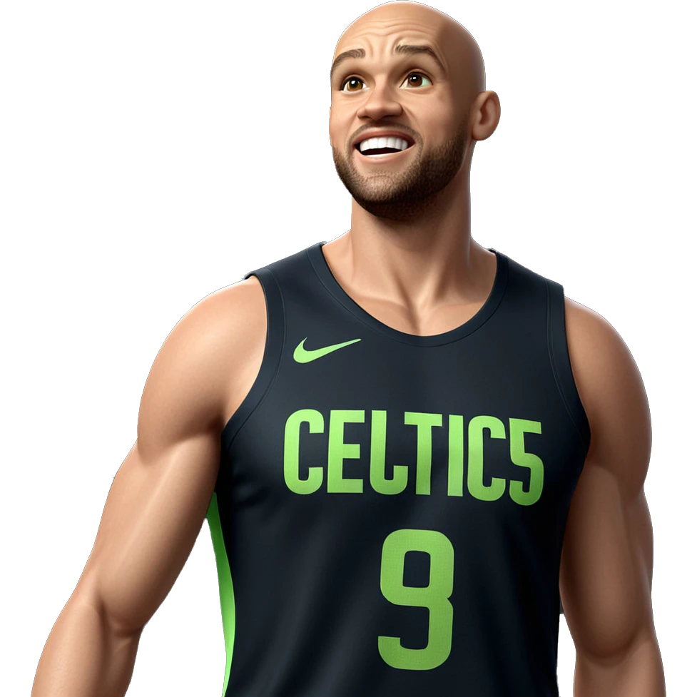 bald guy in sportswear emoji