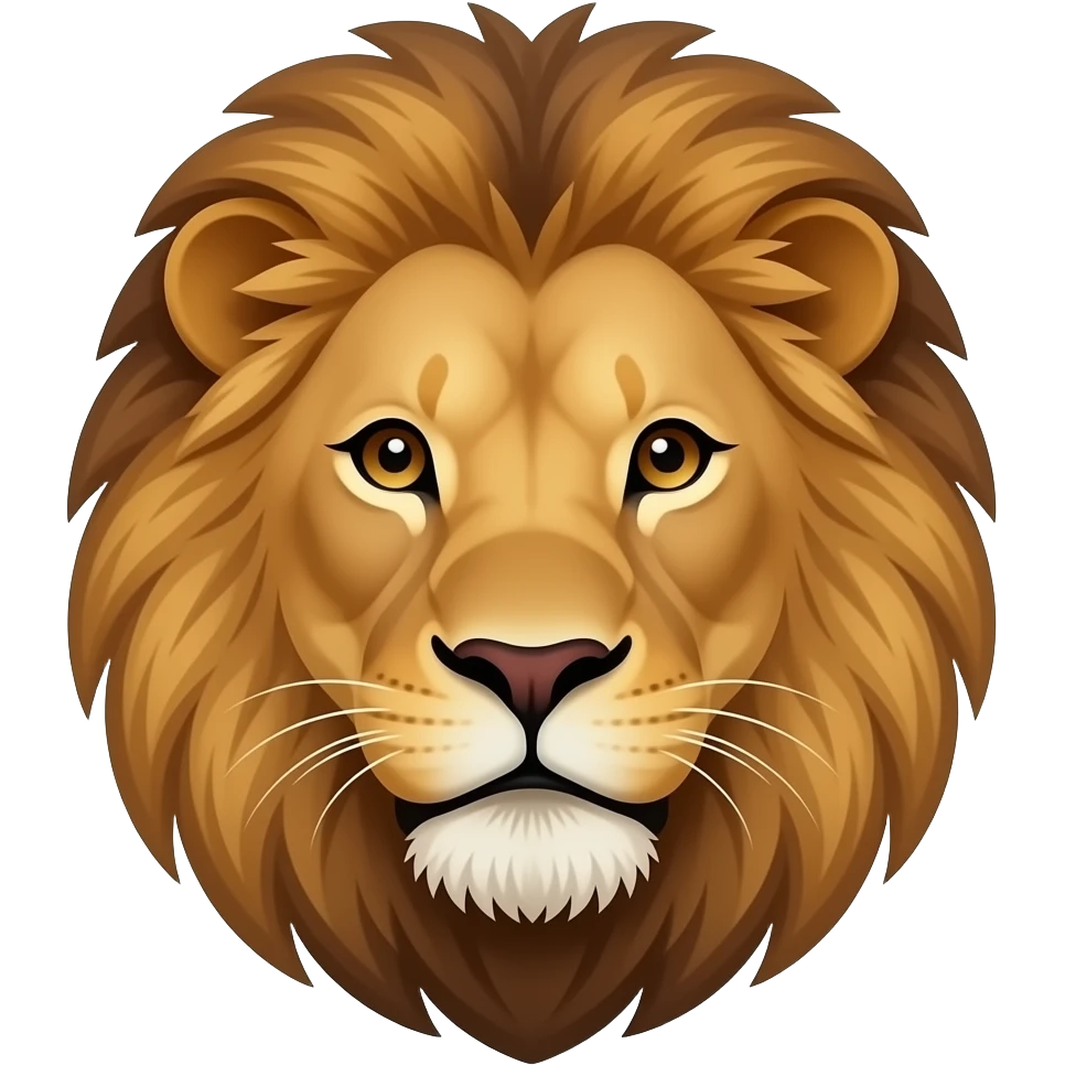 lion mugshot emoji