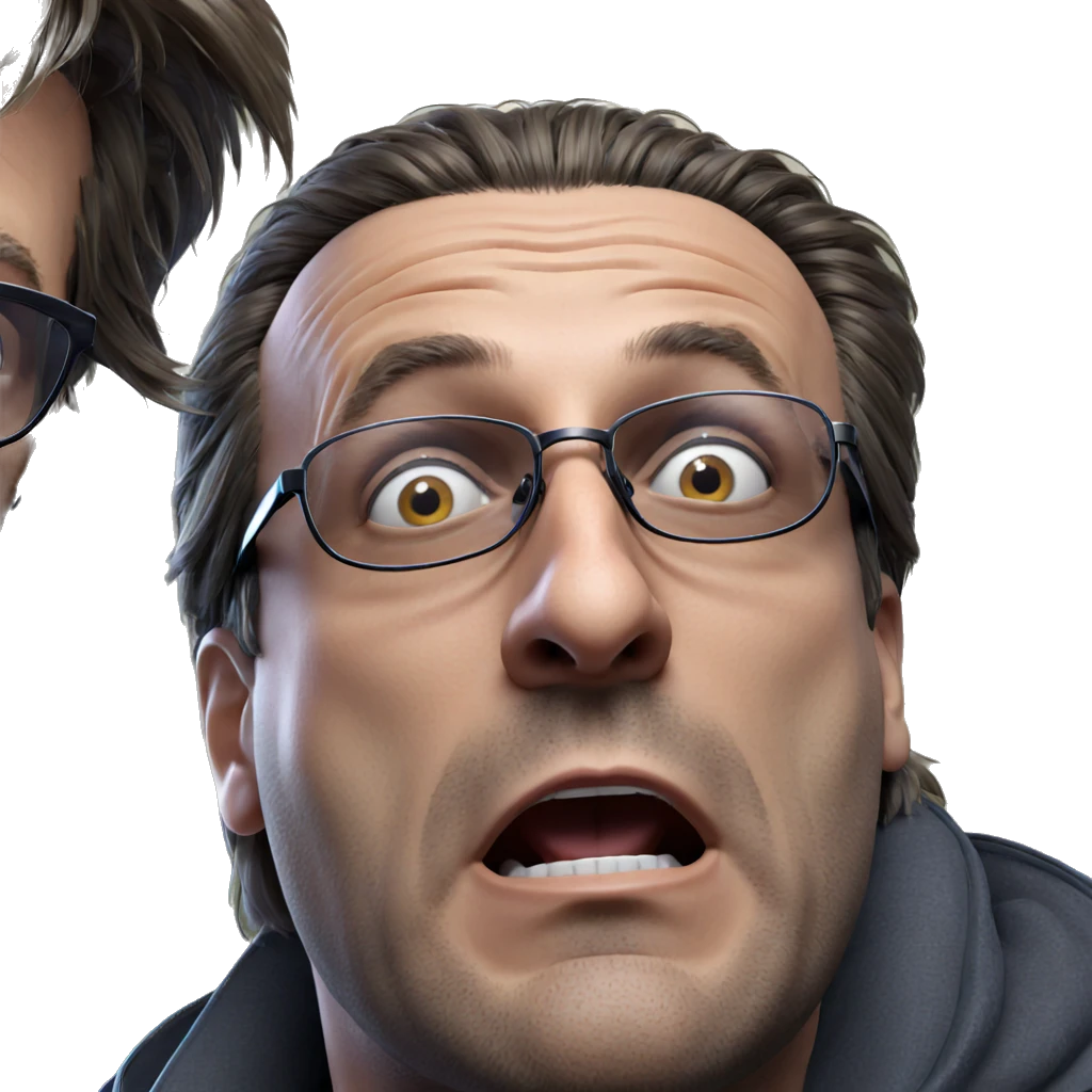 male portrait with sunglasses emoji