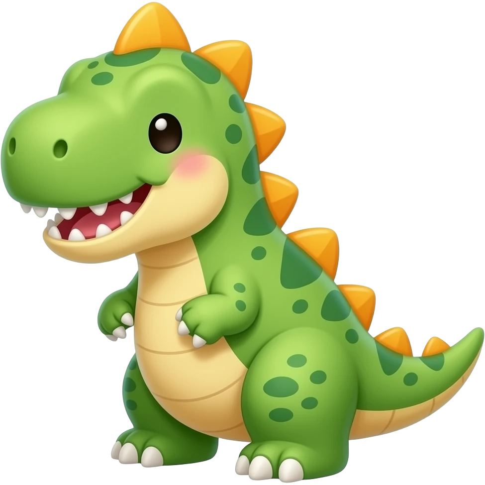 a kawaii-art-style dinosaur emoji