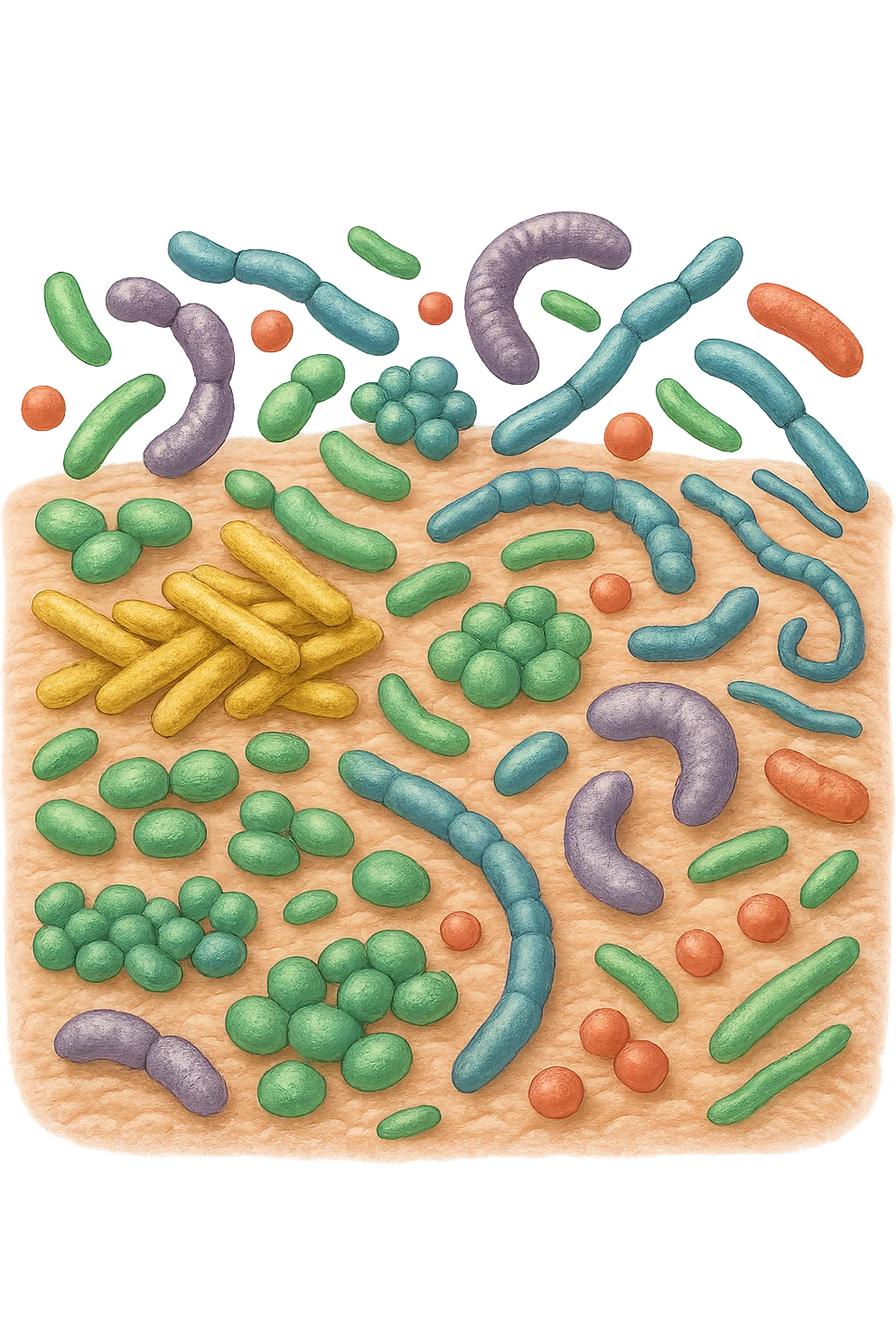 microbiota cutaneo emoji