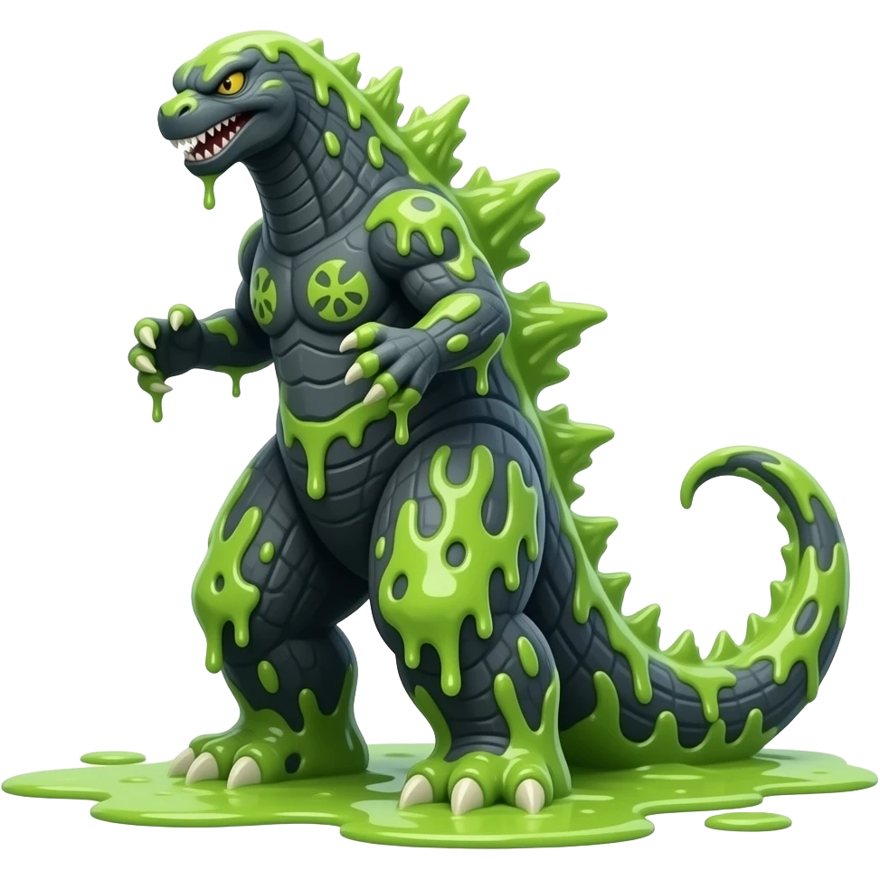 Create a toxic his body toxic liquid godzilla  more  remove the mark on him emoji