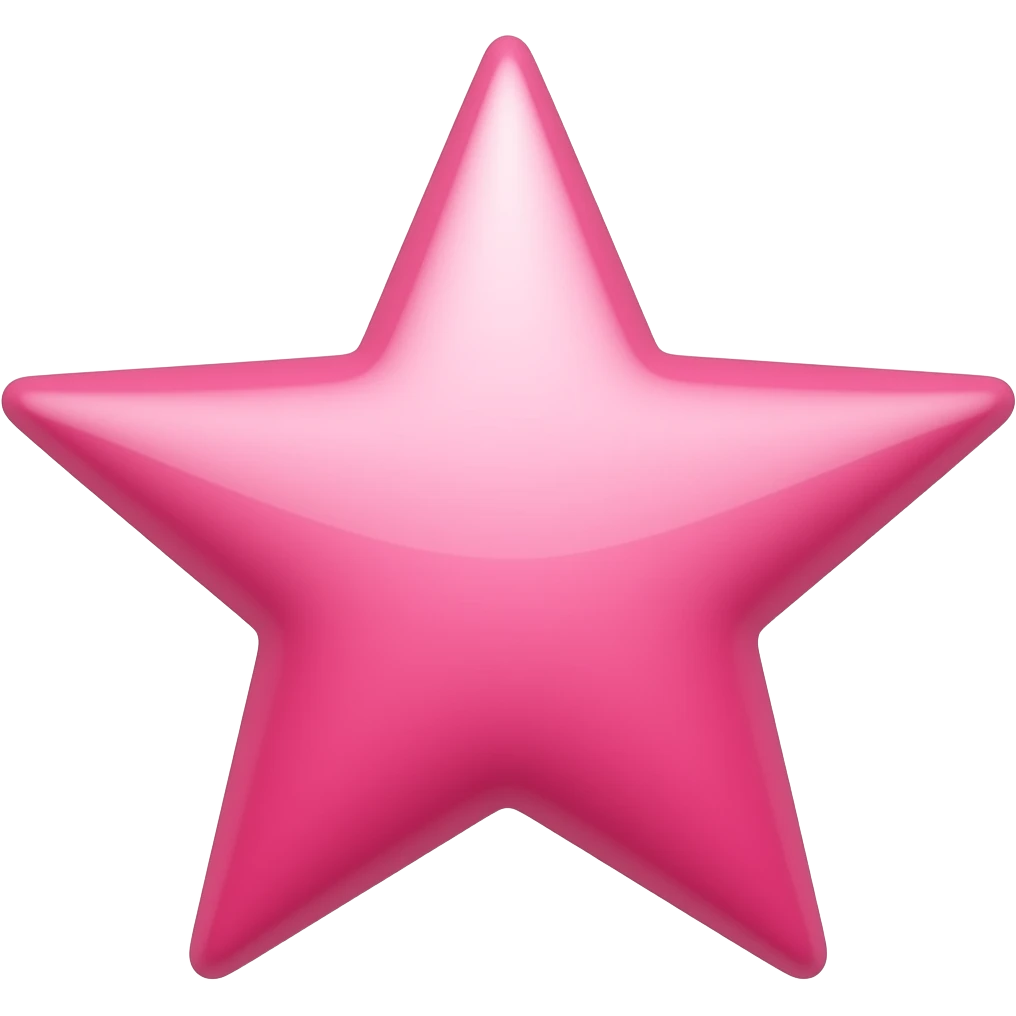 pink star emoji