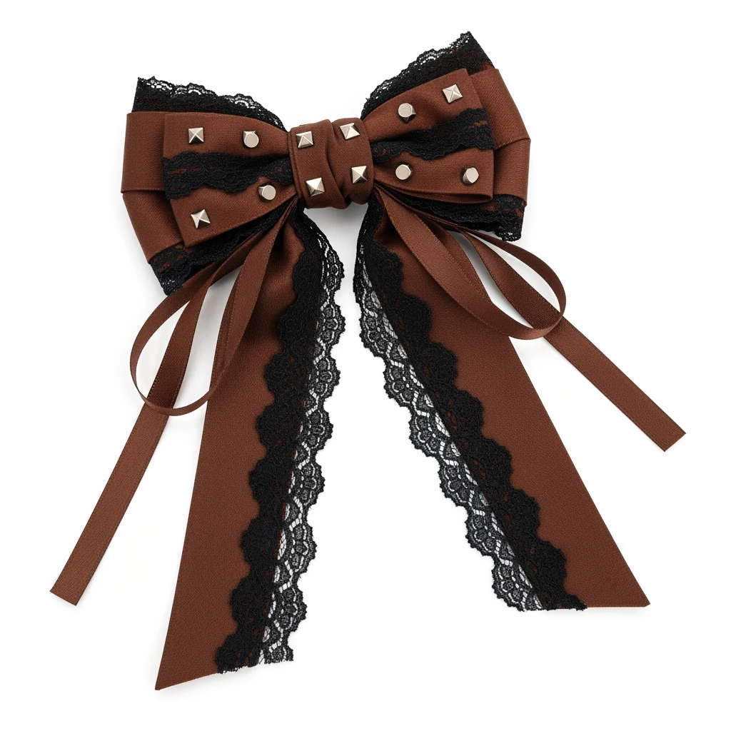 brown goth bow remove background, explore emoji