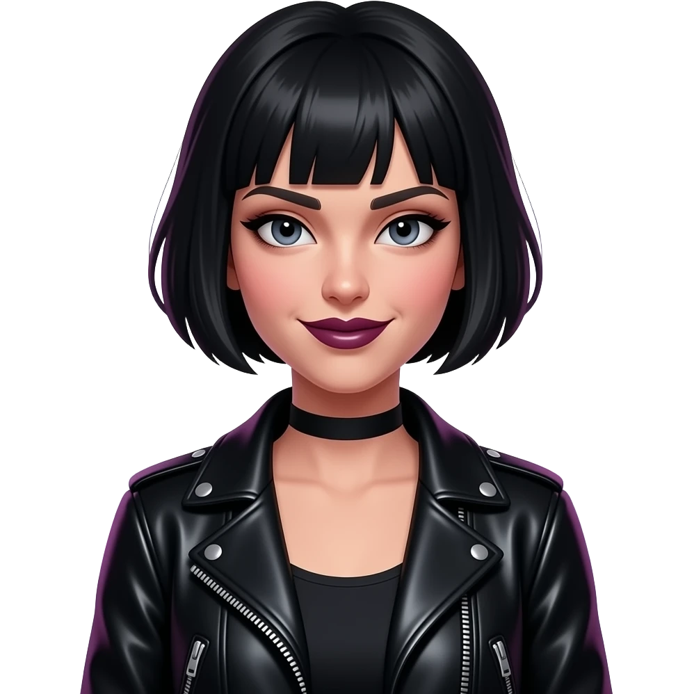 A baddie female emoji