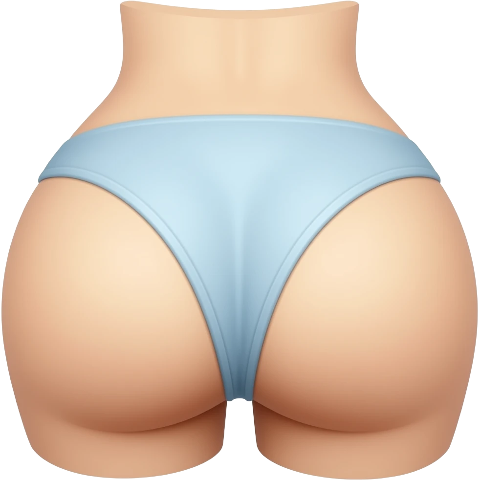 Cake shaped like a woman’s reared emoji