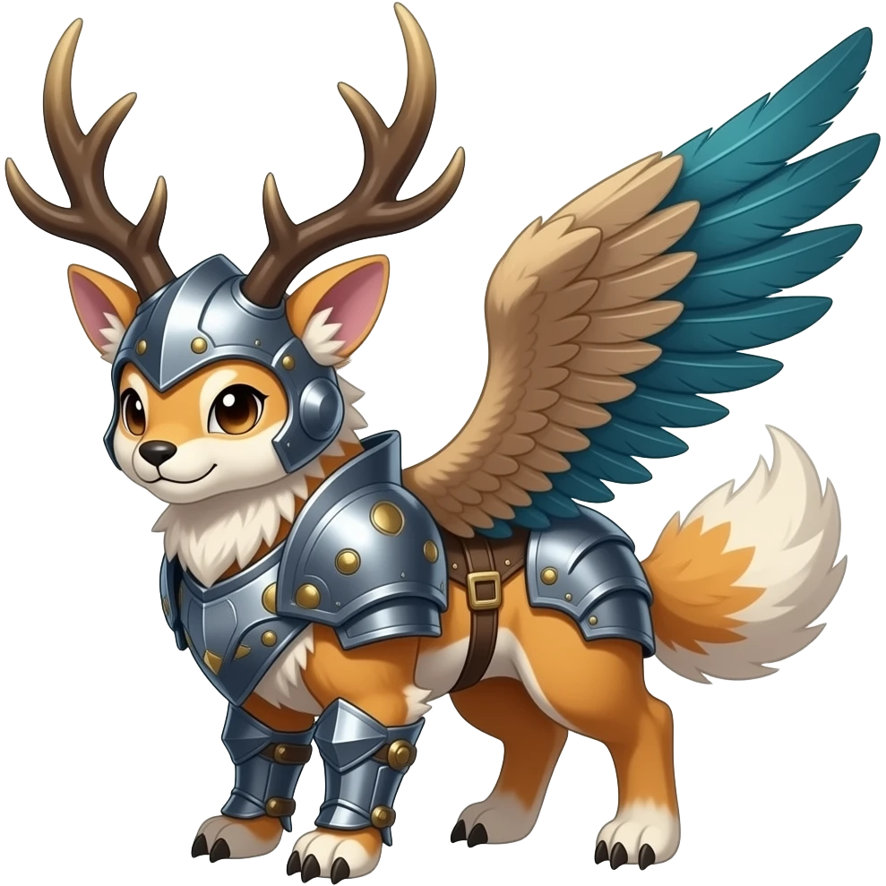 Trico-Silvally-Buneary-Mudsdale-Jackalope-fusion-hybrid-animal-creature emoji