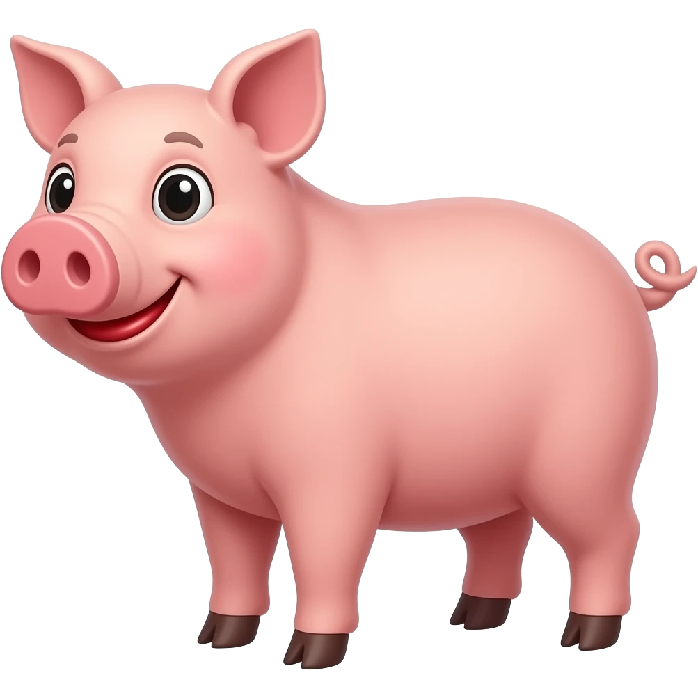 pig with lipstick emoji