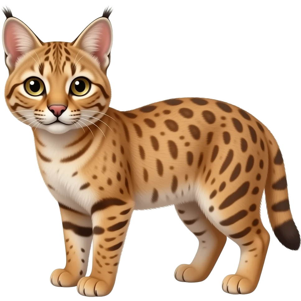 genet-oncilla-caracal-cacomistle-civet-animal-hybrid (full body) emoji