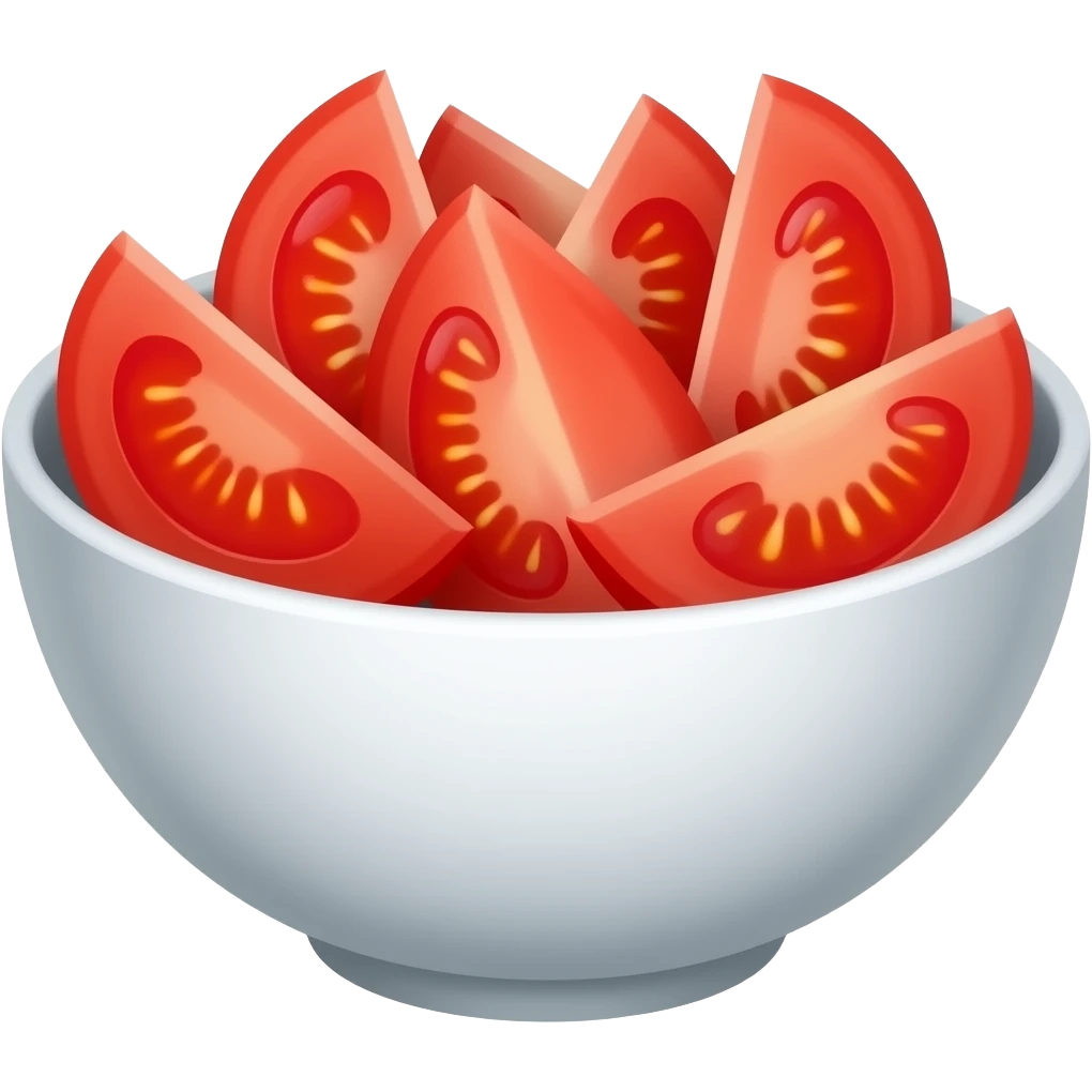 Bowl of Tomato wedges emoji
