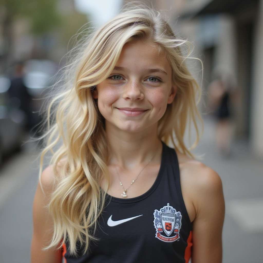 Jeune fille de 16 ans sportive et blonde et belle  emoji