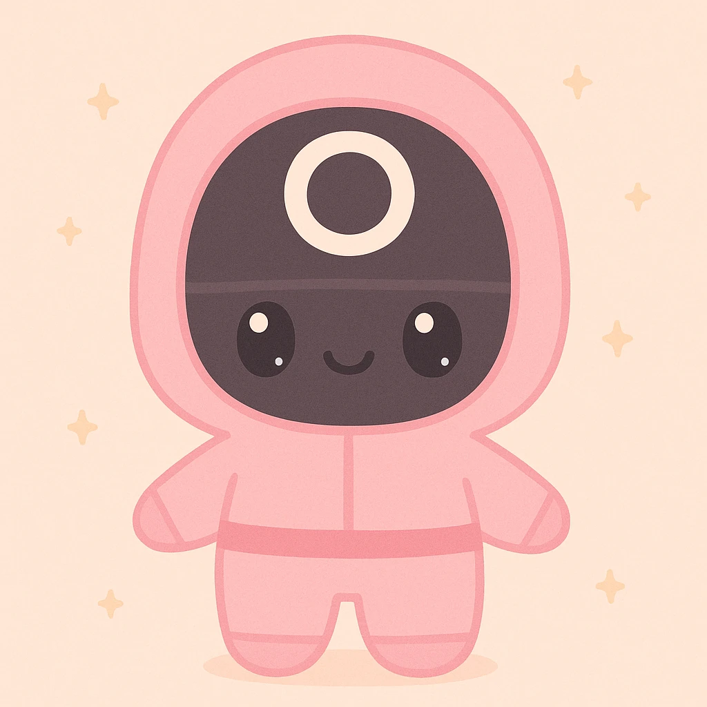 Squid Game, Pink Suit Warden emoji