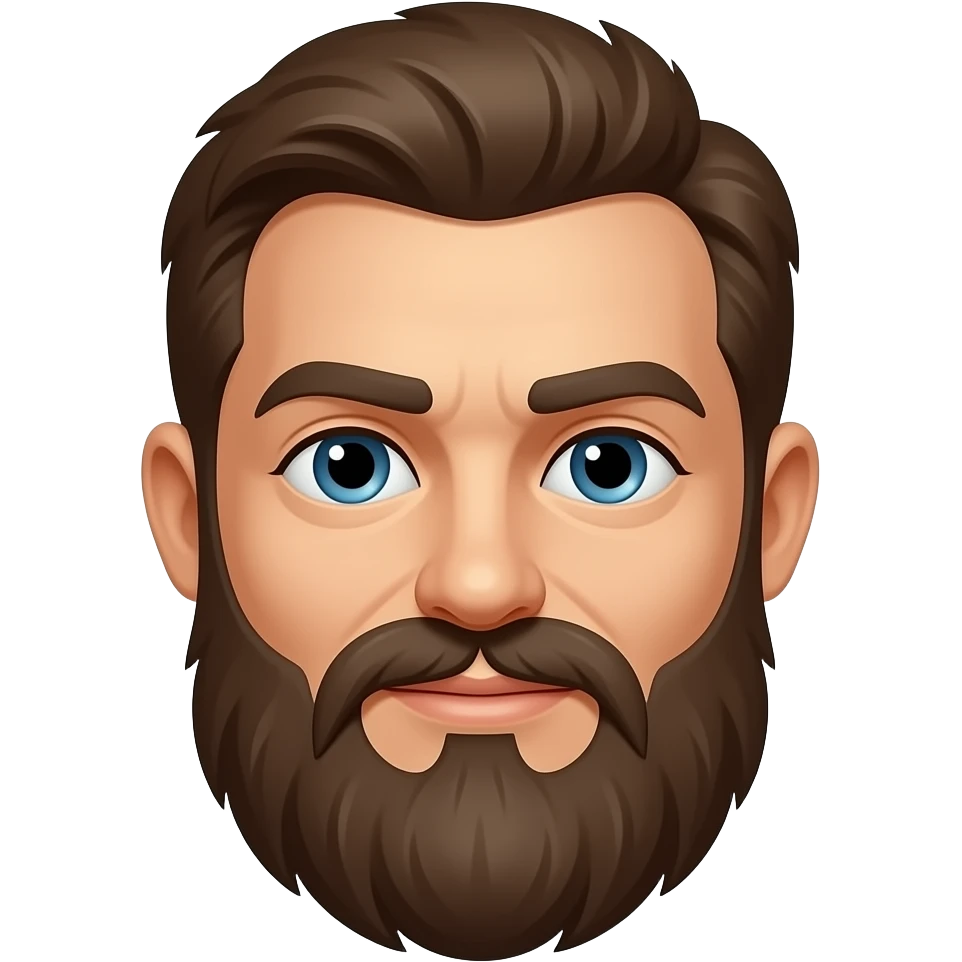 Bearded emoji emoji