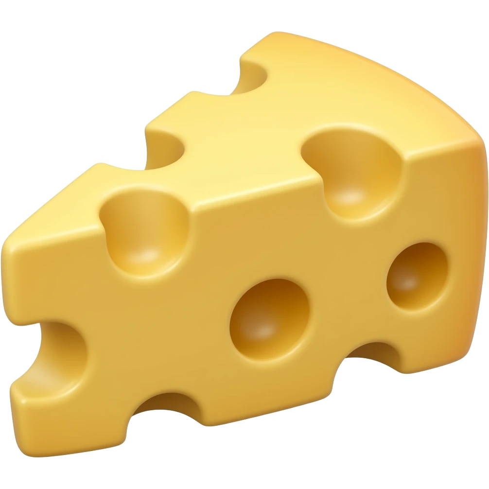 hat made out of swiss cheese emoji
