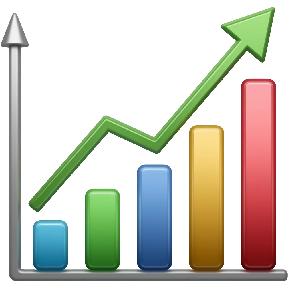 grafica descendiente emoji