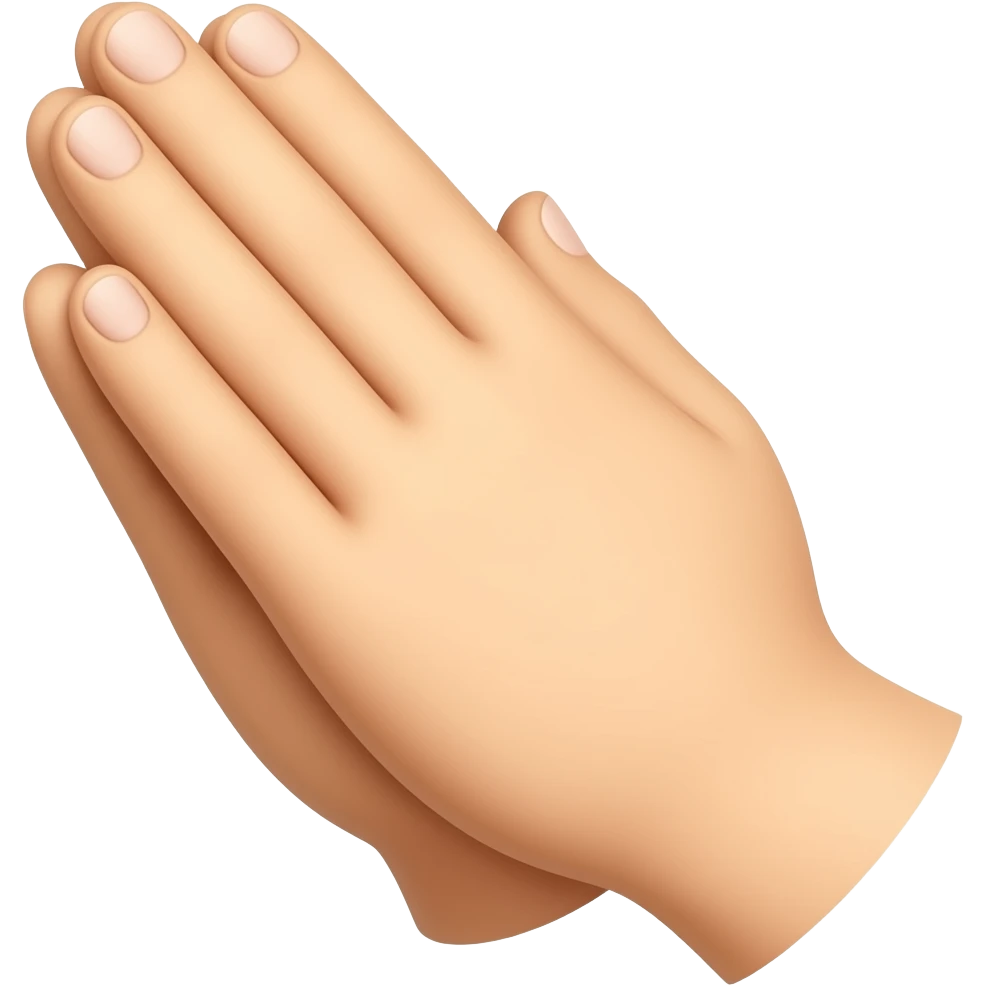 manos rezando emoji