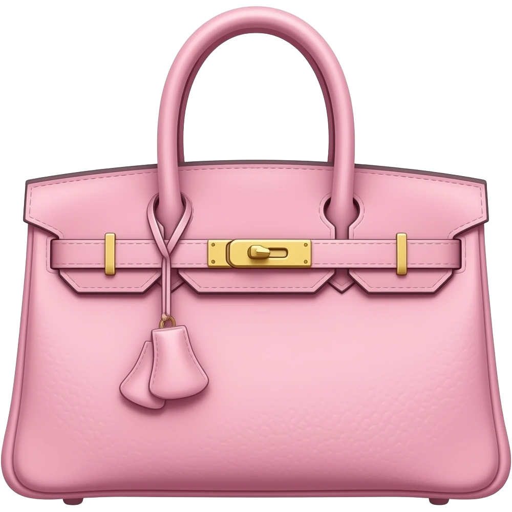 pink birkin bag emoji